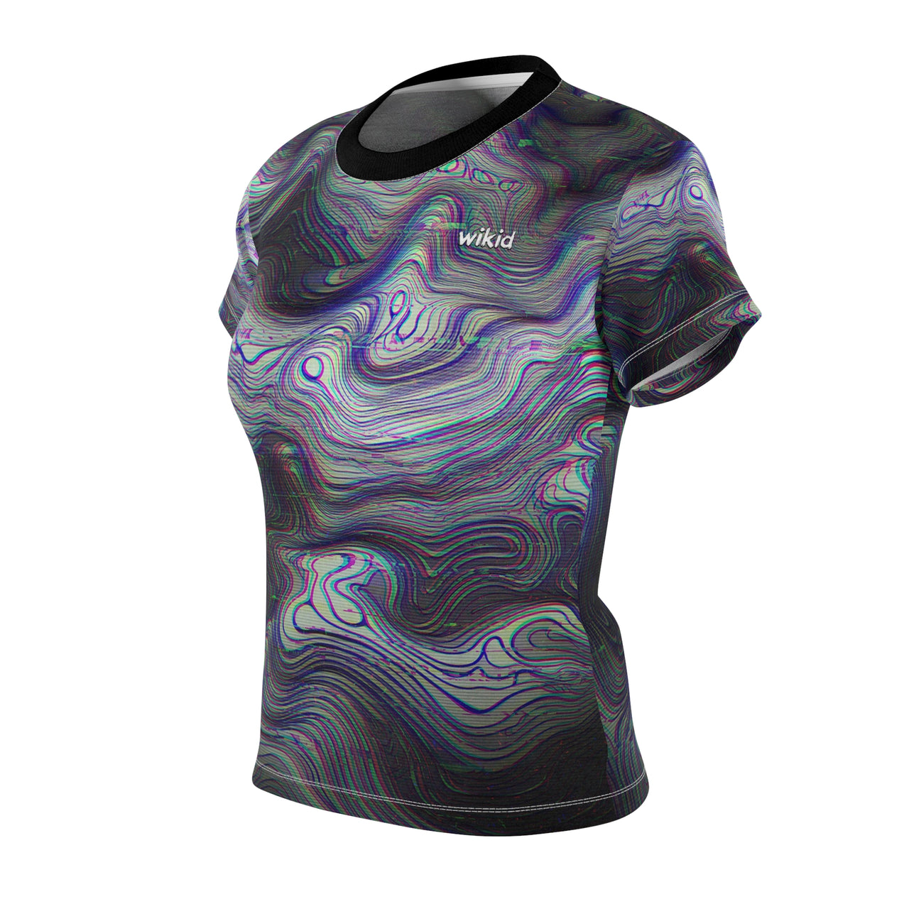 Glitch Map | Womens T-Shirt