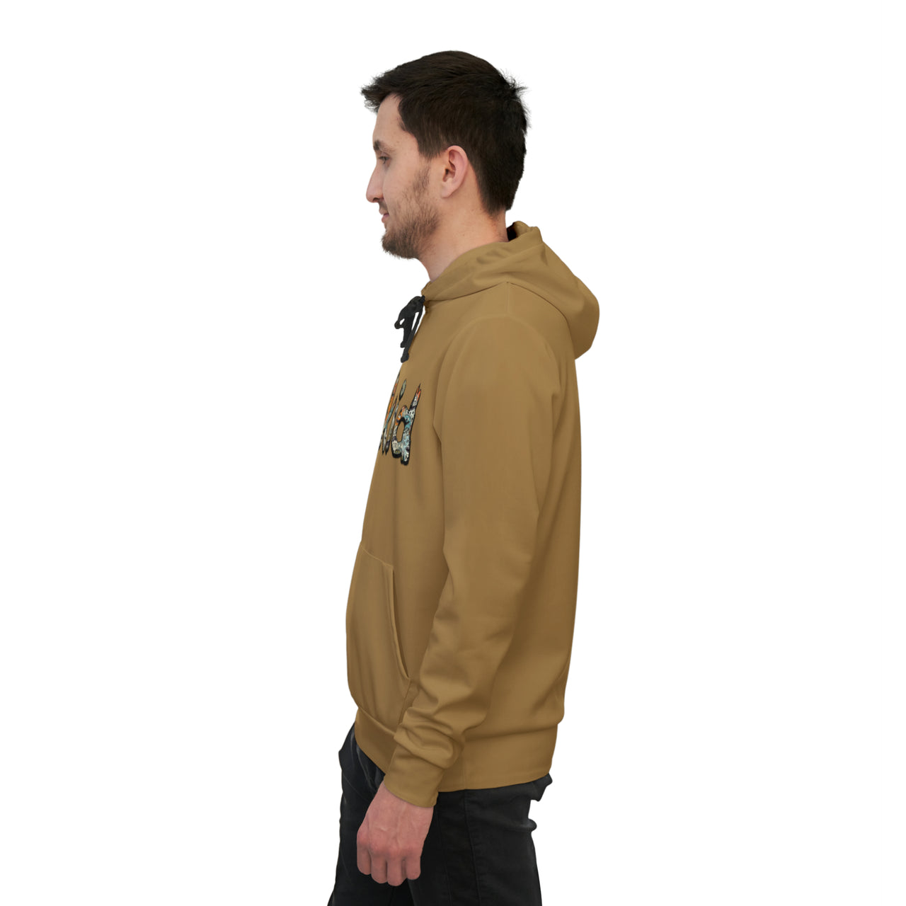 Monster Doodle Coyote | Athletic Hoodie