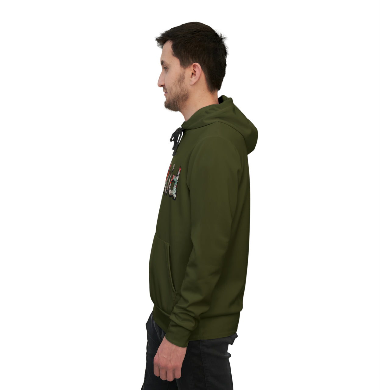 Monster Doodle Olive | Athletic Hoodie