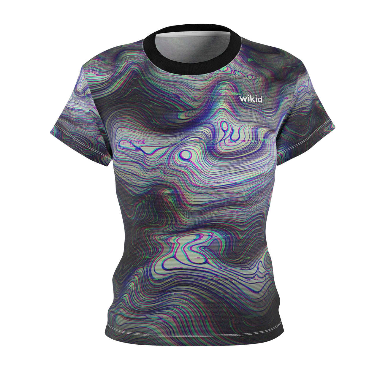 Glitch Map | Womens T-Shirt